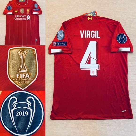 virgil van dijk liverpool shirt